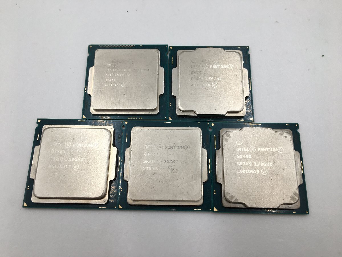 ♪▲【Intel インテル】Pentium G5400/G4560/G4500/G4400/G3220 CPU 部品取り 5点セット SR3X9 他 まとめ売り 0426 13の画像2
