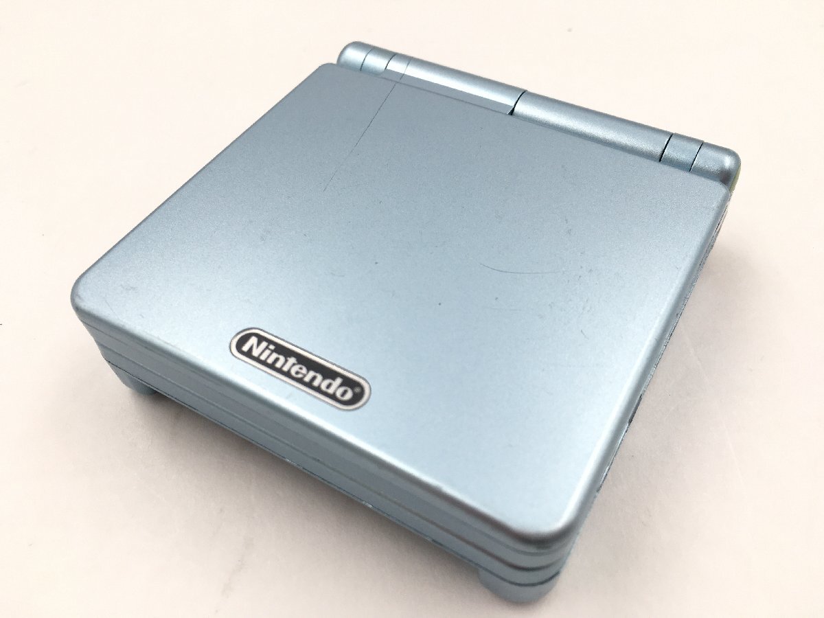 ♪▲【Nintendo ニンテンドー】ゲームボーイアドバンスSP パールブルー AGS-001 0429 7の画像1