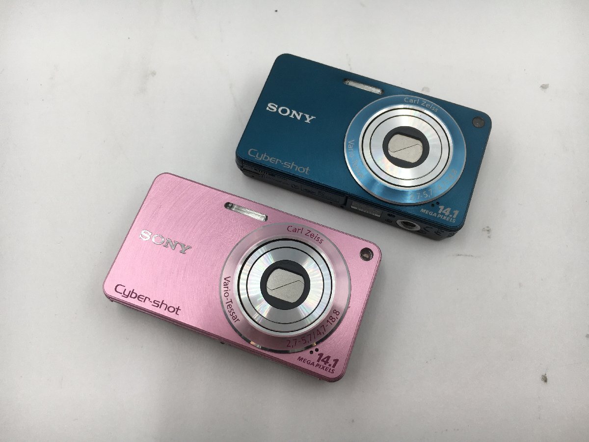 ♪▲【SONY ソニー】コンパクトデジタルカメラ 2点セット DSC-W350 まとめ売り 0429 8_画像1