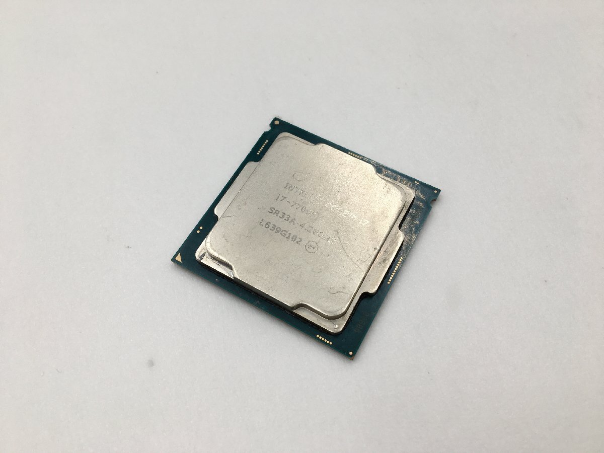 ♪▲【Intel インテル】Core i7-7700K CPU 部品取り SR33A 0430 13_画像1