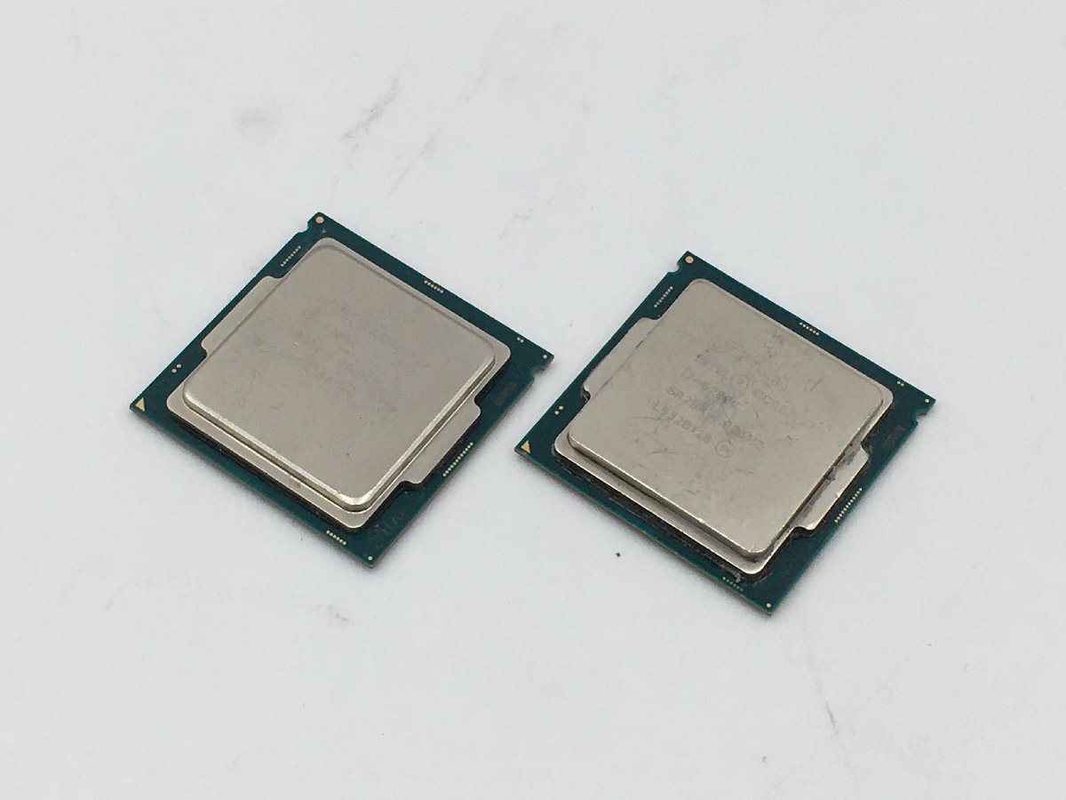 ♪▲【Intel インテル】Core i7-6700K CPU 部品取り 2点セット SR2L0 SR2BR まとめ売り 0430 13の画像1