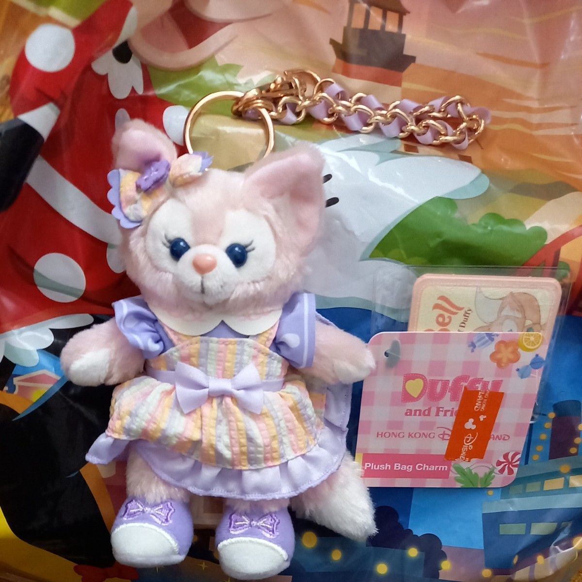 香港ディズニー春日シュガーランドリーナベルぬいぐるみキー 香港ディズニー春日シュガーランドリーナベルぬいぐるみキー