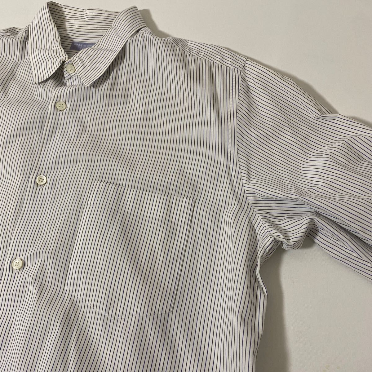 美品 AD 2000 田中 オム ストライプ シャツ COMME des GARCONS HOMME コムデギャルソン オム アーカイブ SHIRT_画像6