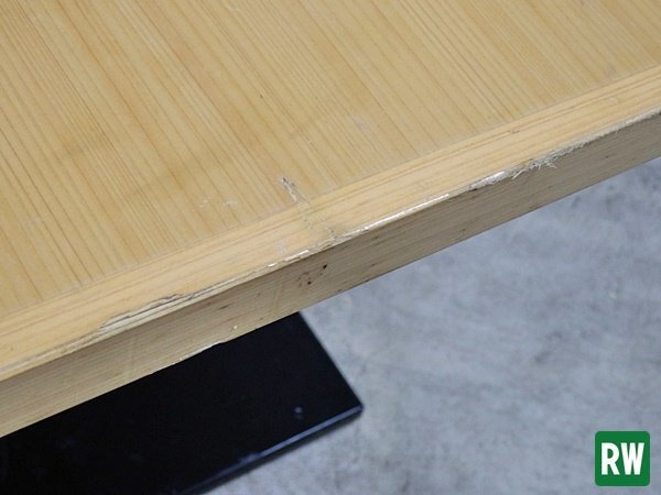  table width 1200 depth 750 height 730mm 1 pcs legs simple natural dining table [3-K215-1]
