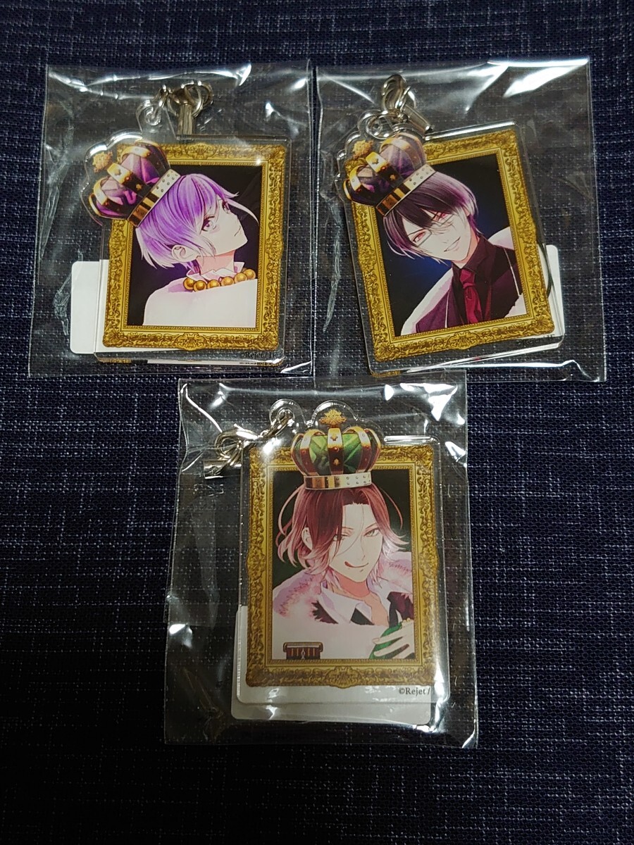 DIABOLIK LOVERS アクリル ストラップ 3種セット カナト ライト レイジ GROLIOUS X くじ TypeA C賞 Rejet SKiT Dolce ディアラバ 未開封の画像1