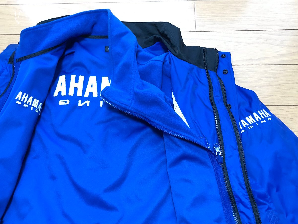 絶版希少■TEAM YAMAHA RACING ロッシ ヤマハ ワイズギア ライダース 3WAY ジャケット 定価24,200円■LLサイズ 生産終了品の画像4