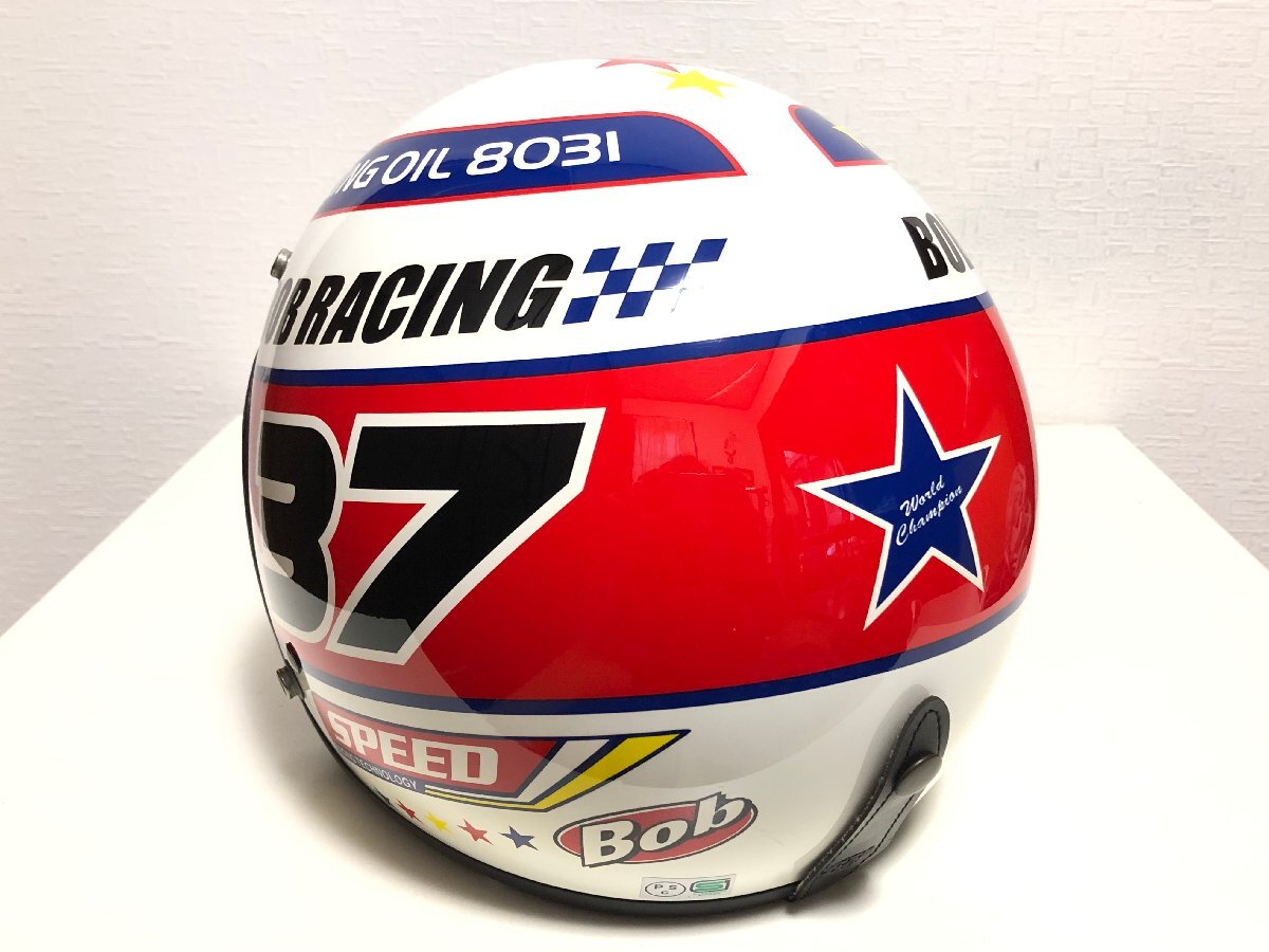 最終値下げ！ カッコいいジェット入荷！■BOb RACING #37 ヘルメット■M/Lサイズ 入手困難 生産終了品モデル_画像3