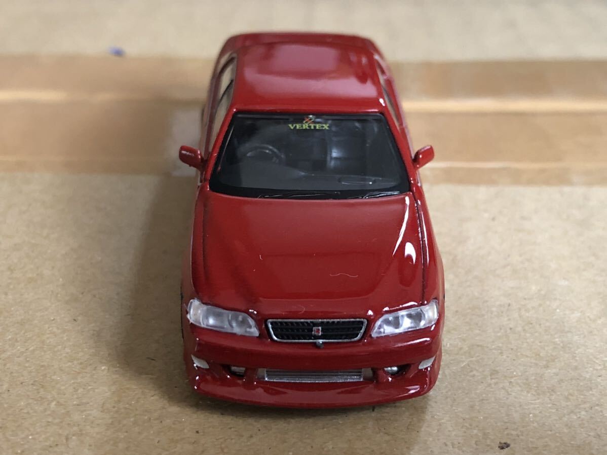 ★開封品★TARMAC 1/64 VERTEX Chaser JZX100 Red Metallic T64G-TL007-RE ターマック チェイサー レッドメタリックの画像5