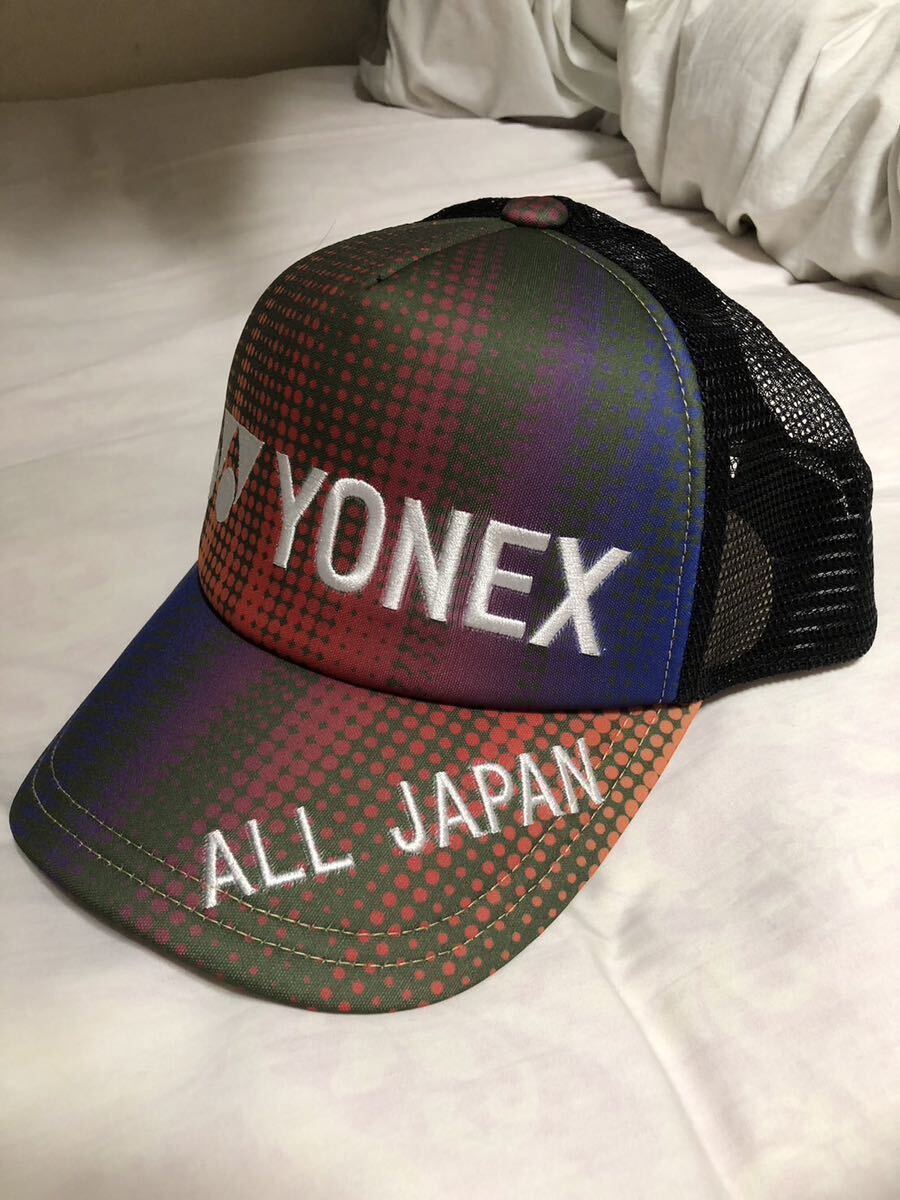 限定　超限定品　 最新　オールジャパン　ALL JAPAN　YONEX　ヨネックス　限定キャップ 　2023夏　ブラック柄　　大会会場限定_画像1