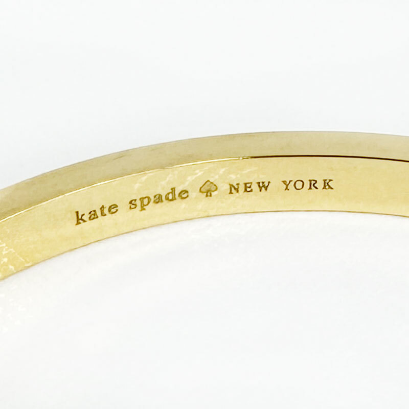 【73895BS】未使用・在庫処分品 KATE SPADE NEW YORK ケイトスペード バングル ブレスレット KE042960 ゴールド 真鍮 の画像6