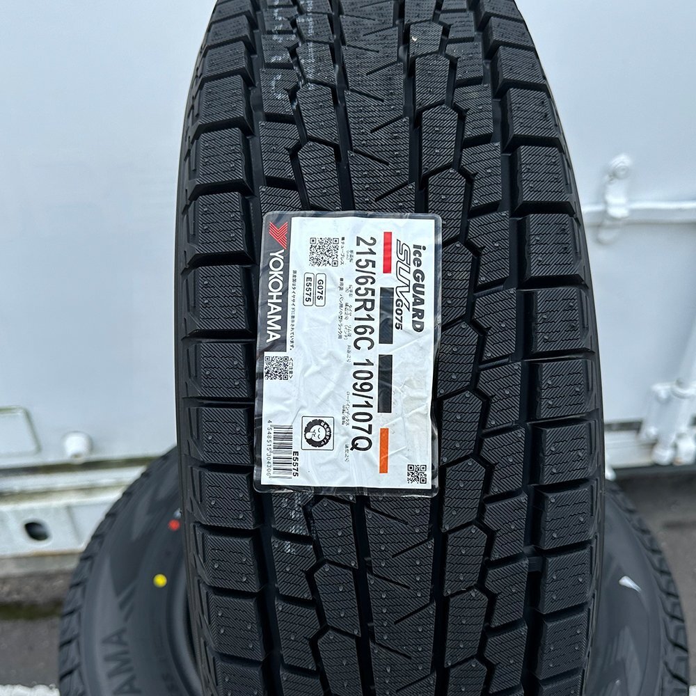 【送料無料 当日出荷】新品スタッドレス 2023年製 215/65R16 LT 109/107 ヨコハマ アイスガード SUV G075 4本セット_画像3