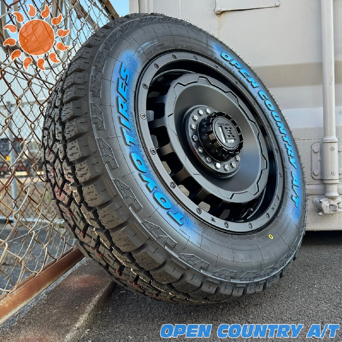 車検対応 日産 キャラバン 16インチ タイヤ ホイールセット 4本セット 1台分 SwaGGer TOYO OPENCOUNTRY AT 215/65R16 ホワイトレター_画像10