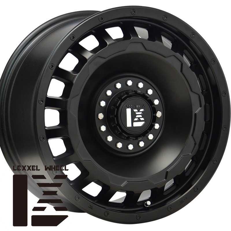 ジムニー シエラ LEXXEL SwaGGer ヨコハマ ジオランダー MT G003 215/70R16 タイヤホイールセット 16インチ マッドタイヤ_画像3