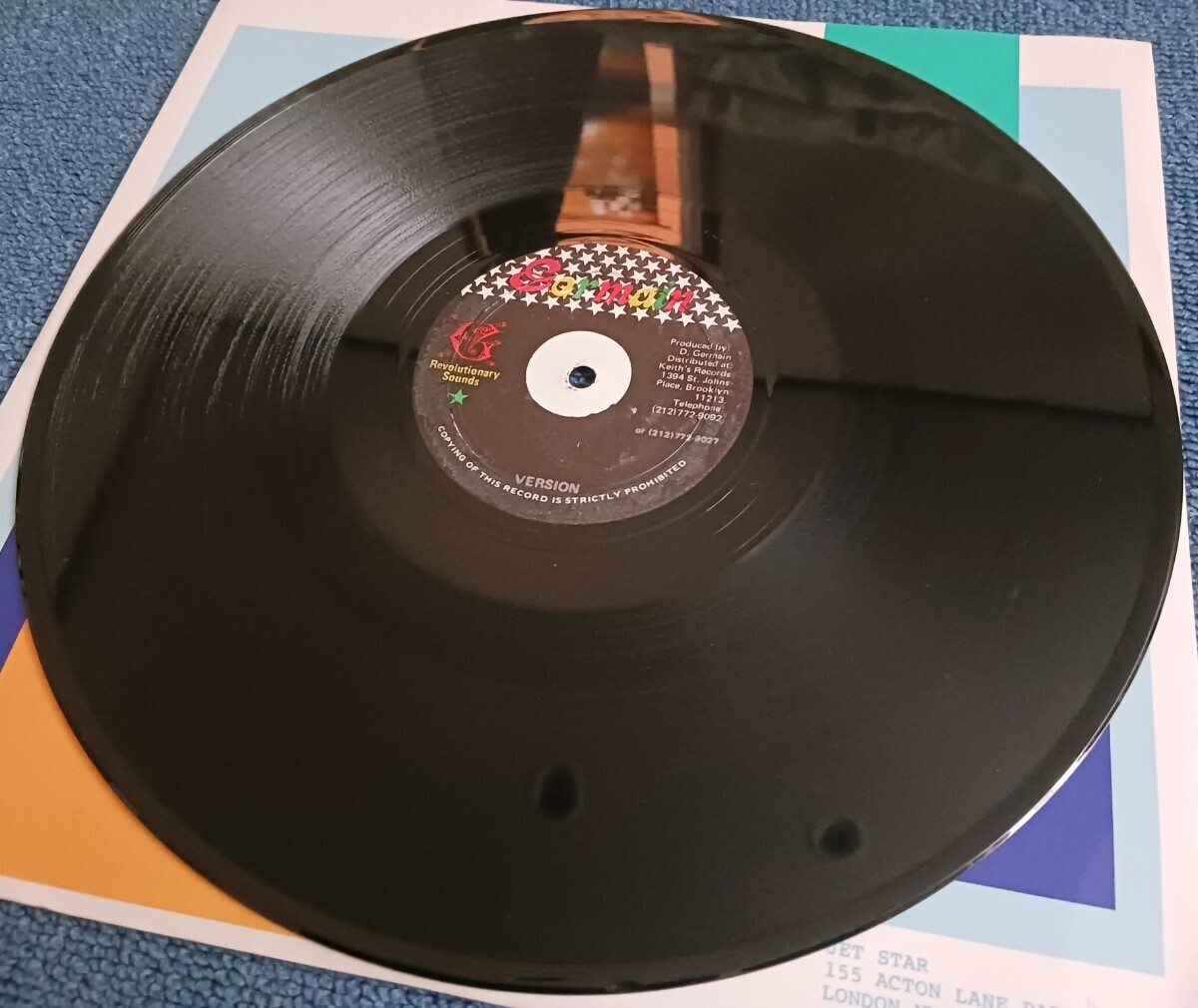 THE TAMLINS & DEAN FRASER『READY TO LEARN』１２インチシングルレコード / DONOVAN GERMAIN / LOVERS ROCK の画像4