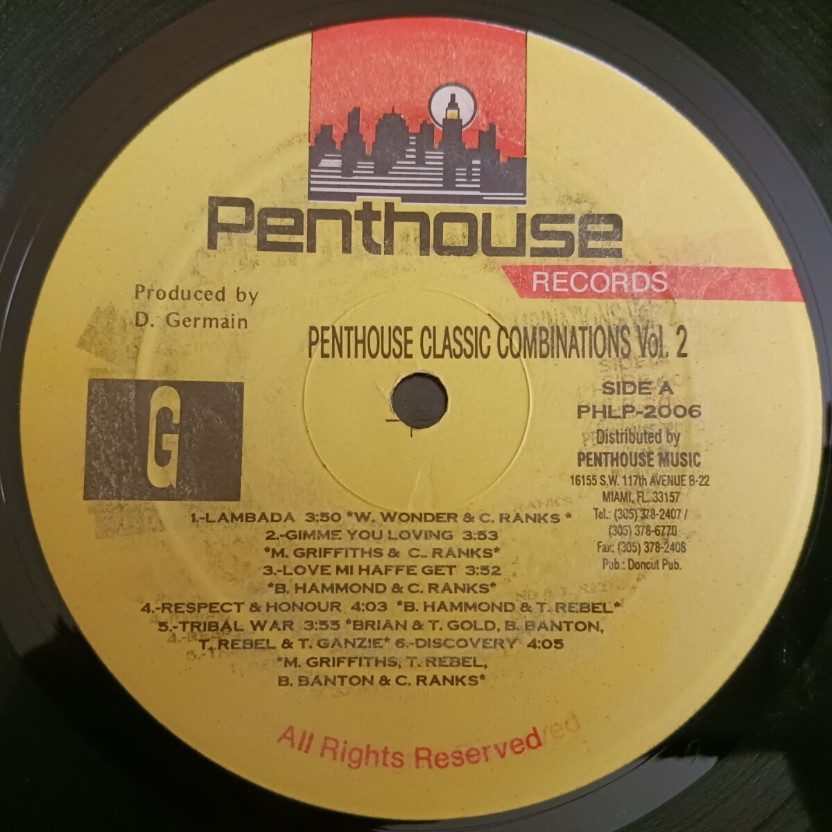 『PENTHOUSE CLASSIC COMBINATIONS Vol.1 / Vol.2』２枚セット / US盤輸入LPレコードの画像7