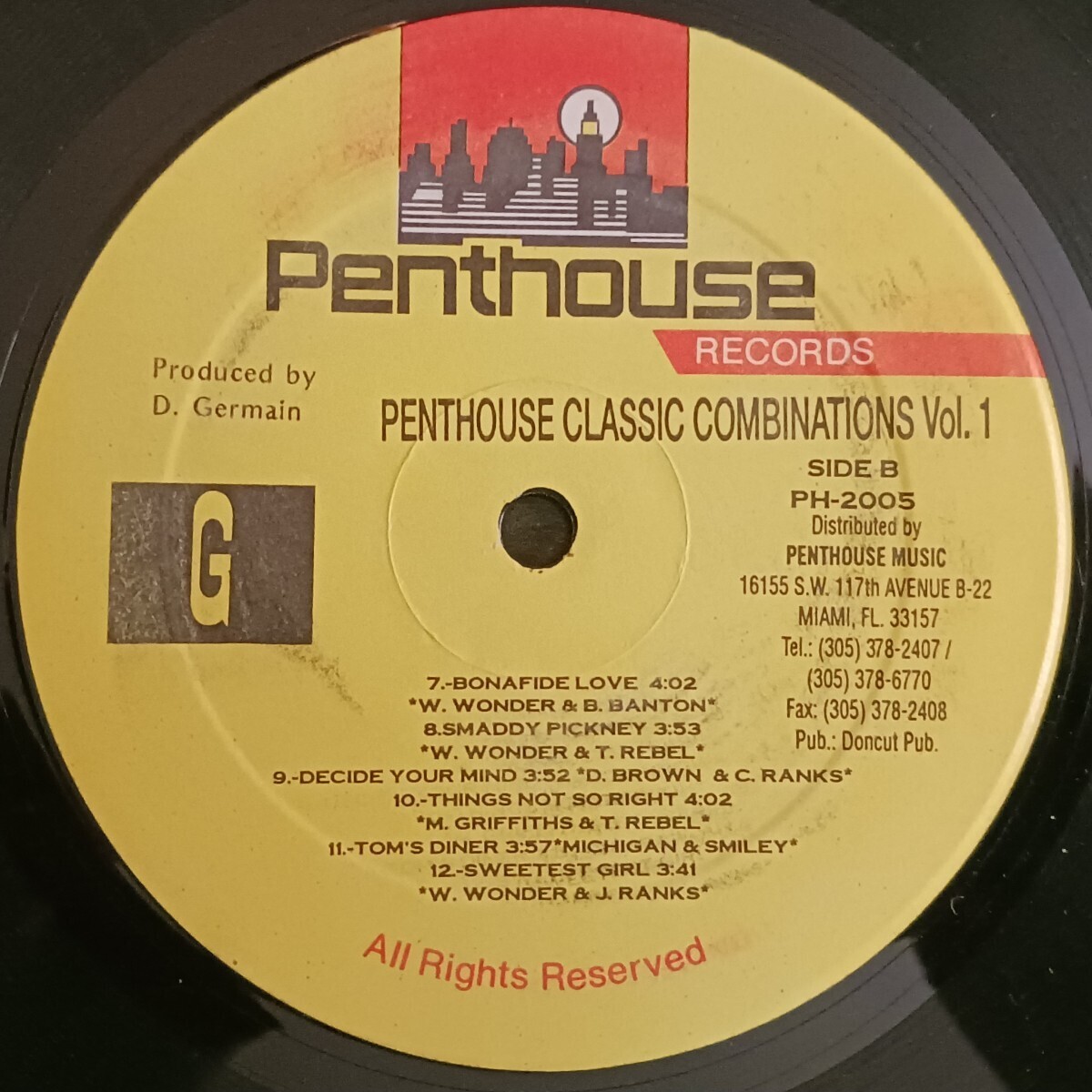 『PENTHOUSE CLASSIC COMBINATIONS Vol.1 / Vol.2』２枚セット / US盤輸入LPレコードの画像5