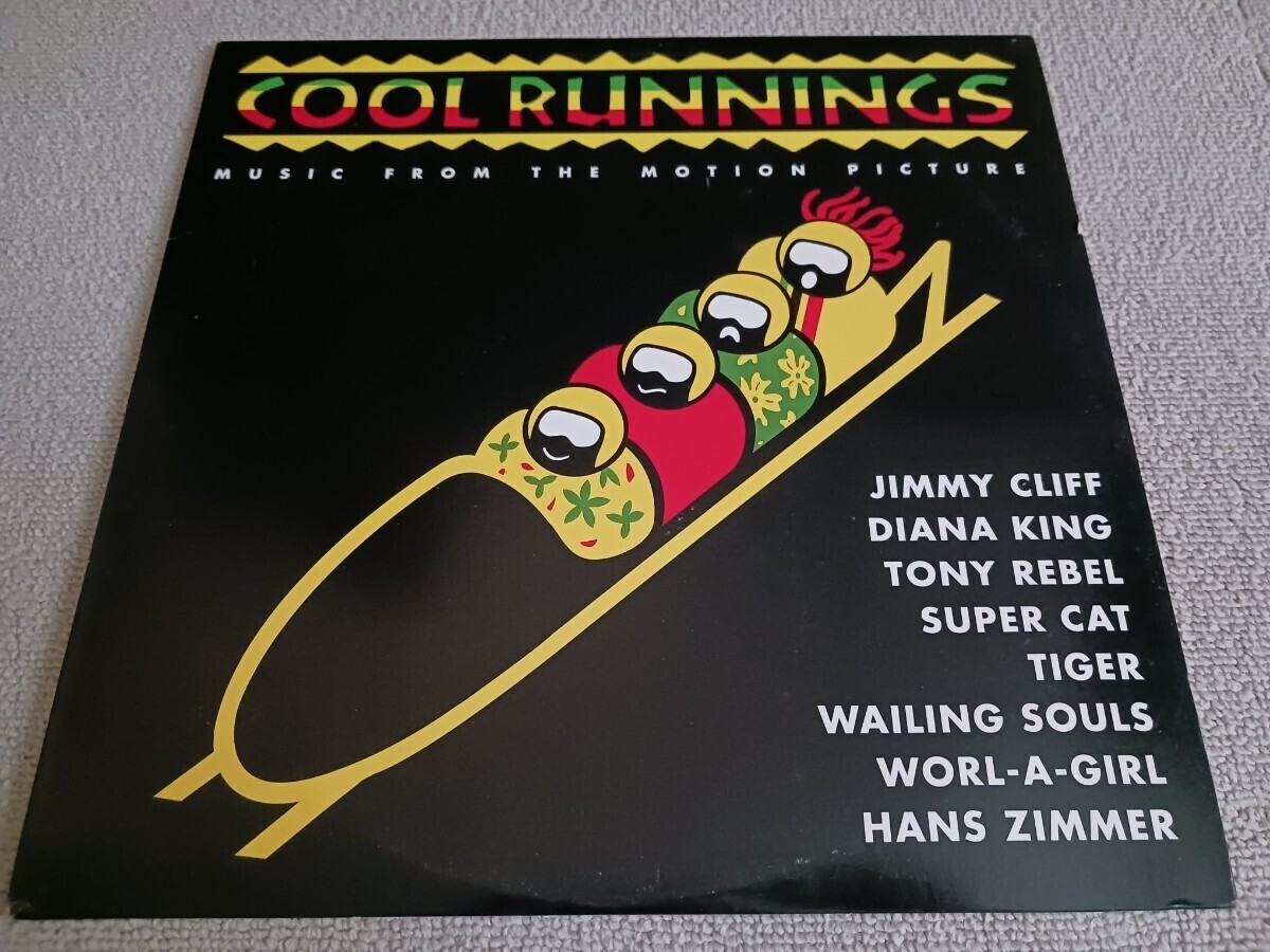 『COOL RUNNINGS / MUSIC FROM THE MOTION PICTURE』US盤輸入LPレコード / JIMMY CLIFF / SUPER CAT / TIGER / WAILING SOULSの画像1