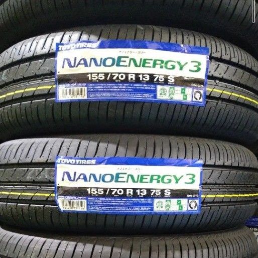 ■2024年製■トーヨータイヤ　ナノエナジー3　155/70R13  4本セット