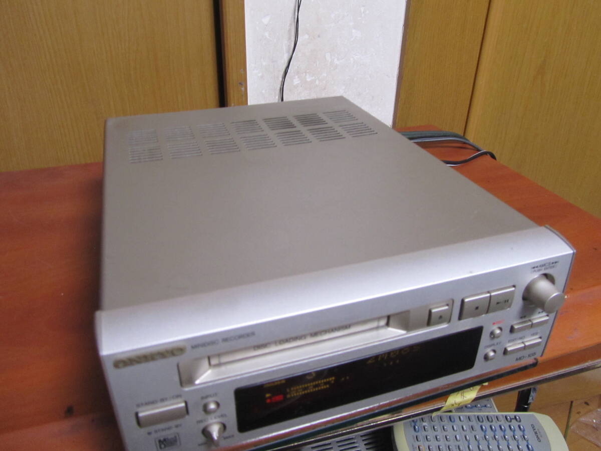 【アナログ録再可・即決】ONKYO MD-105　難あり_画像3