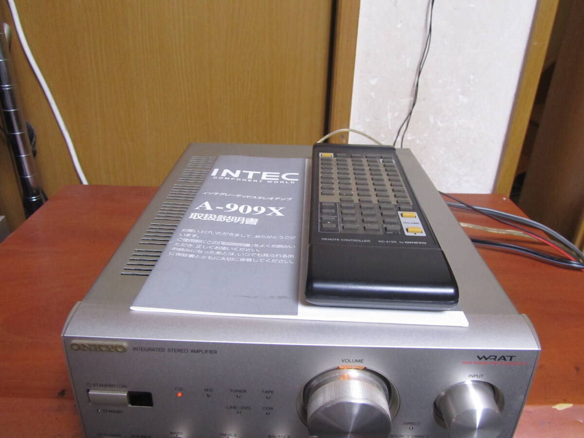 【動作確認済・即決】ONKYO A-909X_画像3