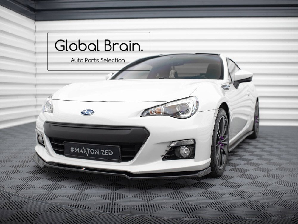 スバル BRZ ZC6 フロント リップ スポイラー V2/フロント スプリッター エプロン バンパー ディフューザー フラップ_画像1