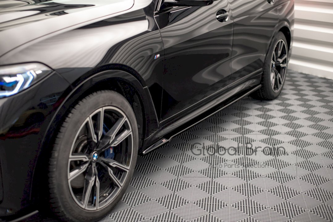 BMW X7 G07 Mスポーツ サイド スカート ディフューザー / バンパー エプロン アンダー スプリッター スポイラー エアロ_画像2