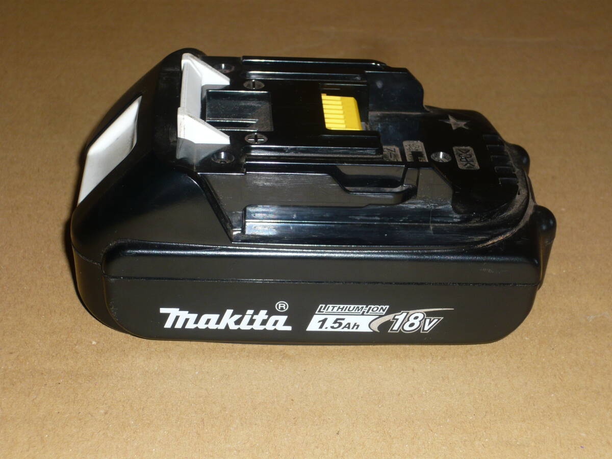 マキタ makita 純正リチウムイオンバッテリー 18V BL1815N 1.5h 使用頻度小の画像2