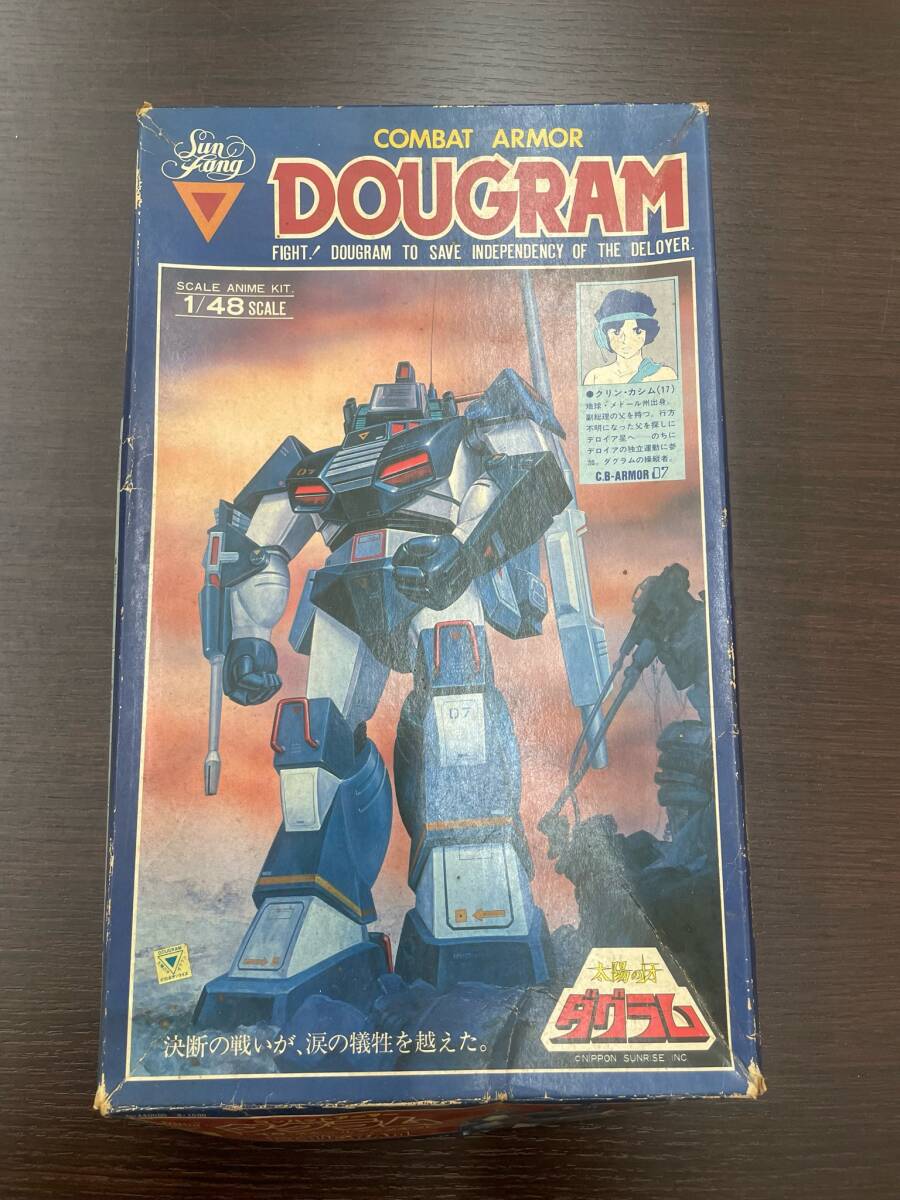 ＃3701 太陽の牙 ダグラム DOUGRAM コンバット アーマー COMBAT ARMOR 1/48 スケール 未組立 未完成品 プラモデル ガンプラ 現状保管品の画像1