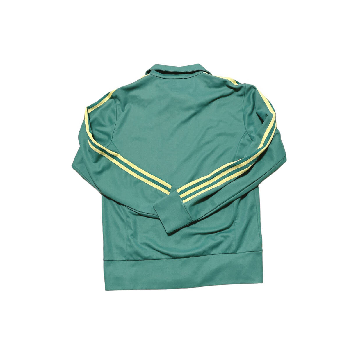 adidas Adidas спортивная куртка джерси национальный флаг бирка 2000 годы зеленый | желтый полоса L размер 