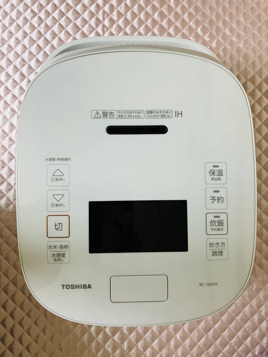 新品 TOSHIBA 真空圧力IHジャー炊飯器 炎匠炊き RC-10VXV‐Wの画像5