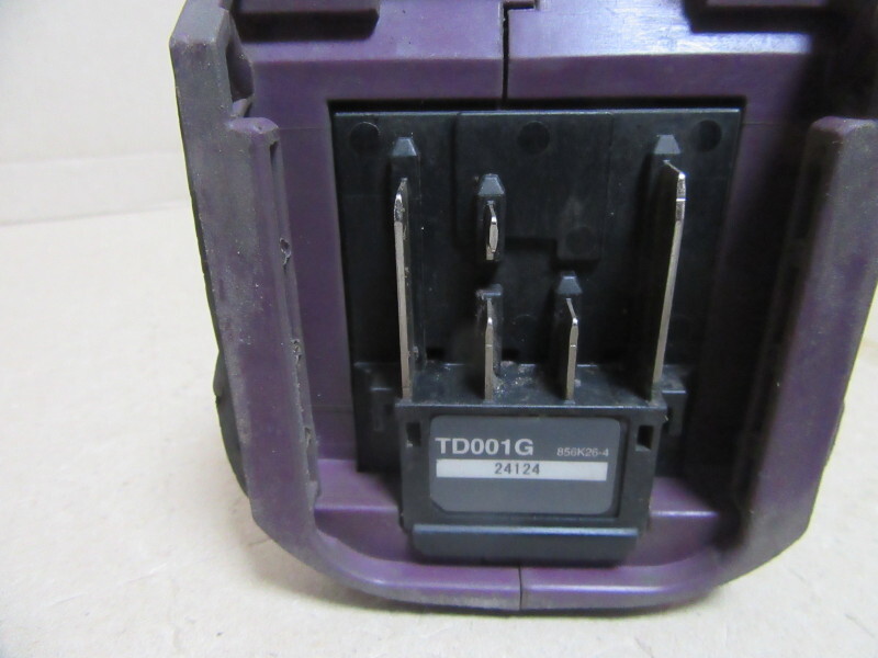 b1: マキタ 40V充電式インパクトドライバ TD001G　紫_画像5