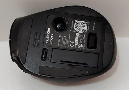 エレコム マウス ワイヤレス (レシーバー付属) トラックボール 6ボタン ブラック M-XT3DR_画像2