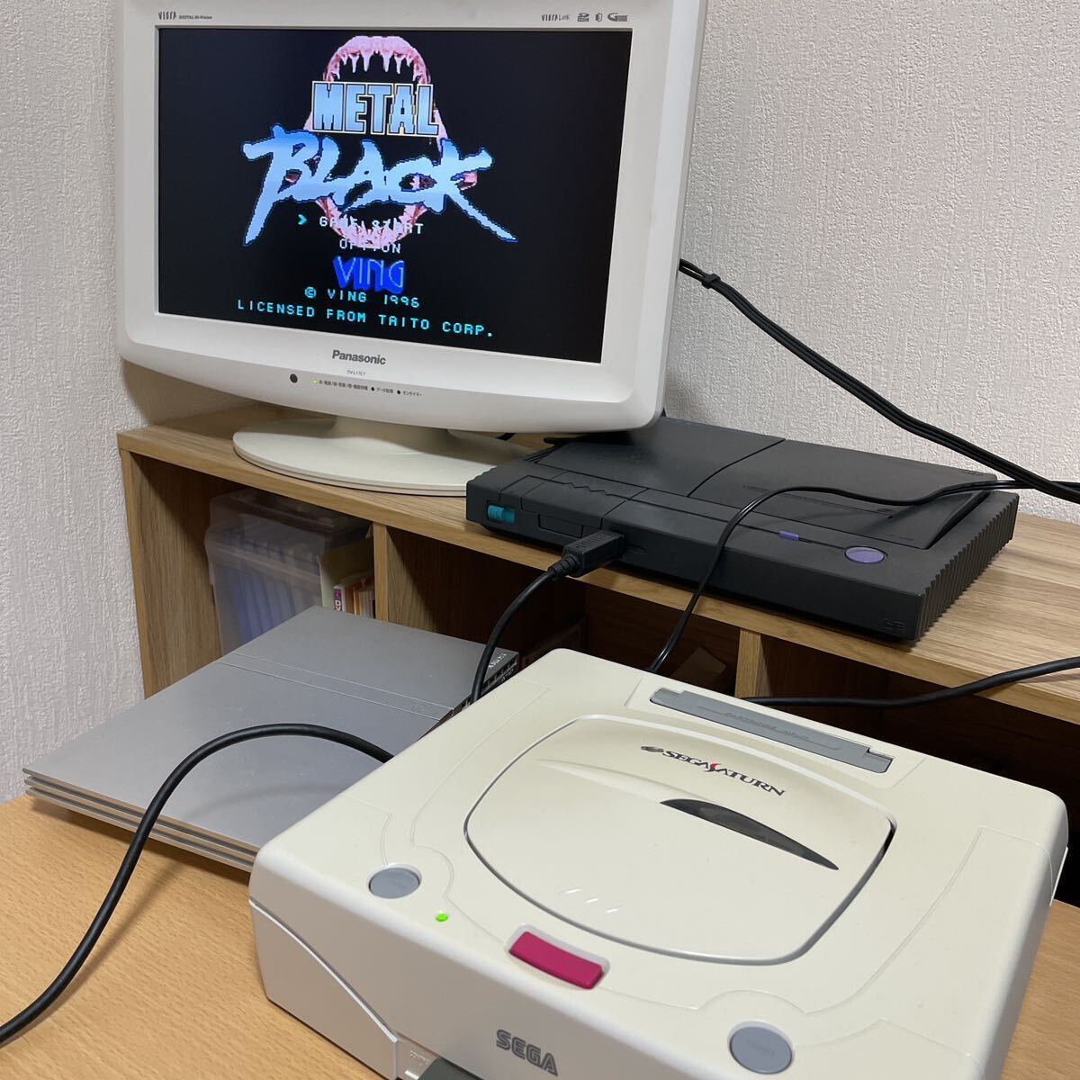 【帯有】METAL BLACK メタルブラック SEGA SATURN セガサターン サタコレ_画像3