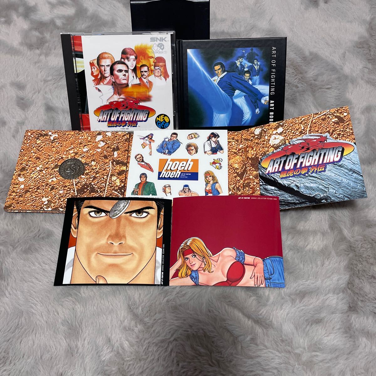 【帯 ハガキ 付属品完品】NEOGEO CD ネオジオCD アートオブファイティング 龍虎の拳外伝 SNK の画像4