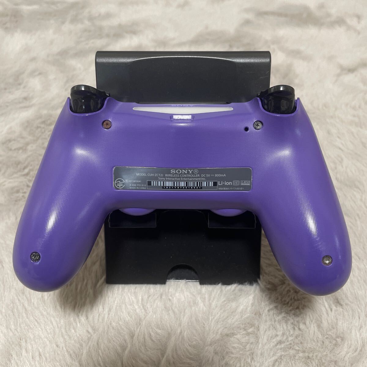 【SONY純正品】 CUH-ZCT2J DUALSHOCK4 エレクトリック パープル ワイヤレスコントローラー PS4 プレイステーション4_画像2