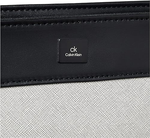 CK CALVIN KLEIN カルバンクライン 日本製 定価2,8万 牛革 ショルダーバッグ 収納量◎ グレー この他にも出品中です♪ CK18563_画像5