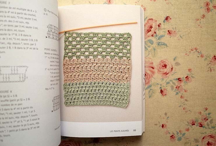 44285/クロッシェ編み デザイン集 Le Crochet en 180 Points 2010年 Marabout 編み物 かぎ針編み フラワー エッジング レース編み_画像5