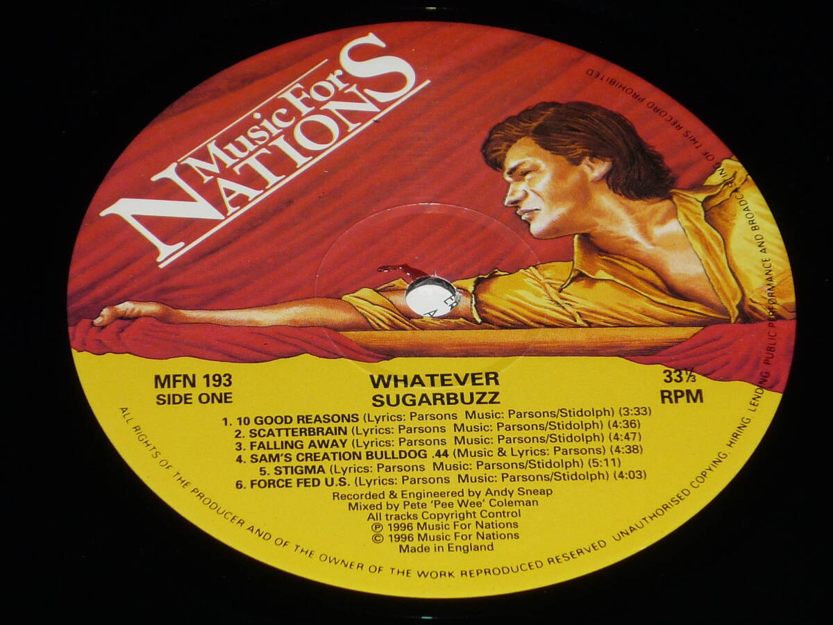 Whatever / Sugarbuzz ～ 盤未使用 / UK / 1996年 / Music For Nations MFN 193の画像6