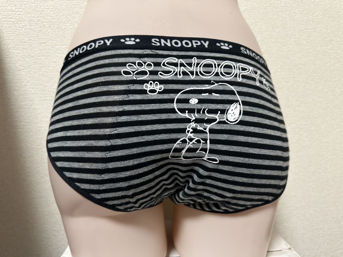 【スヌーピー】SNOOPY サニタリーショーツ オーバーナイト Ｍ ボーダー柄の画像4