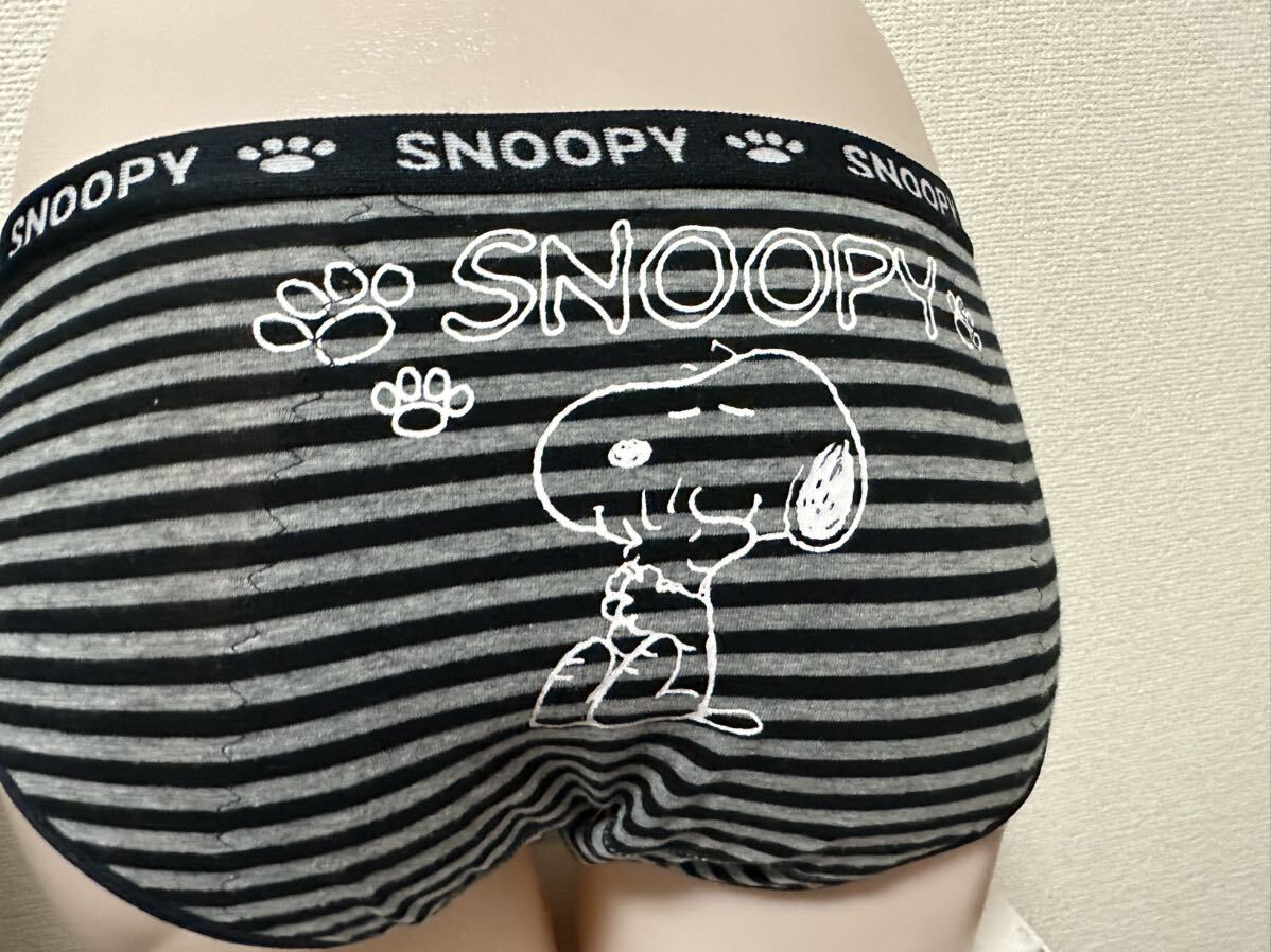 【スヌーピー】SNOOPY サニタリーショーツ オーバーナイト Ｍ ボーダー柄の画像5