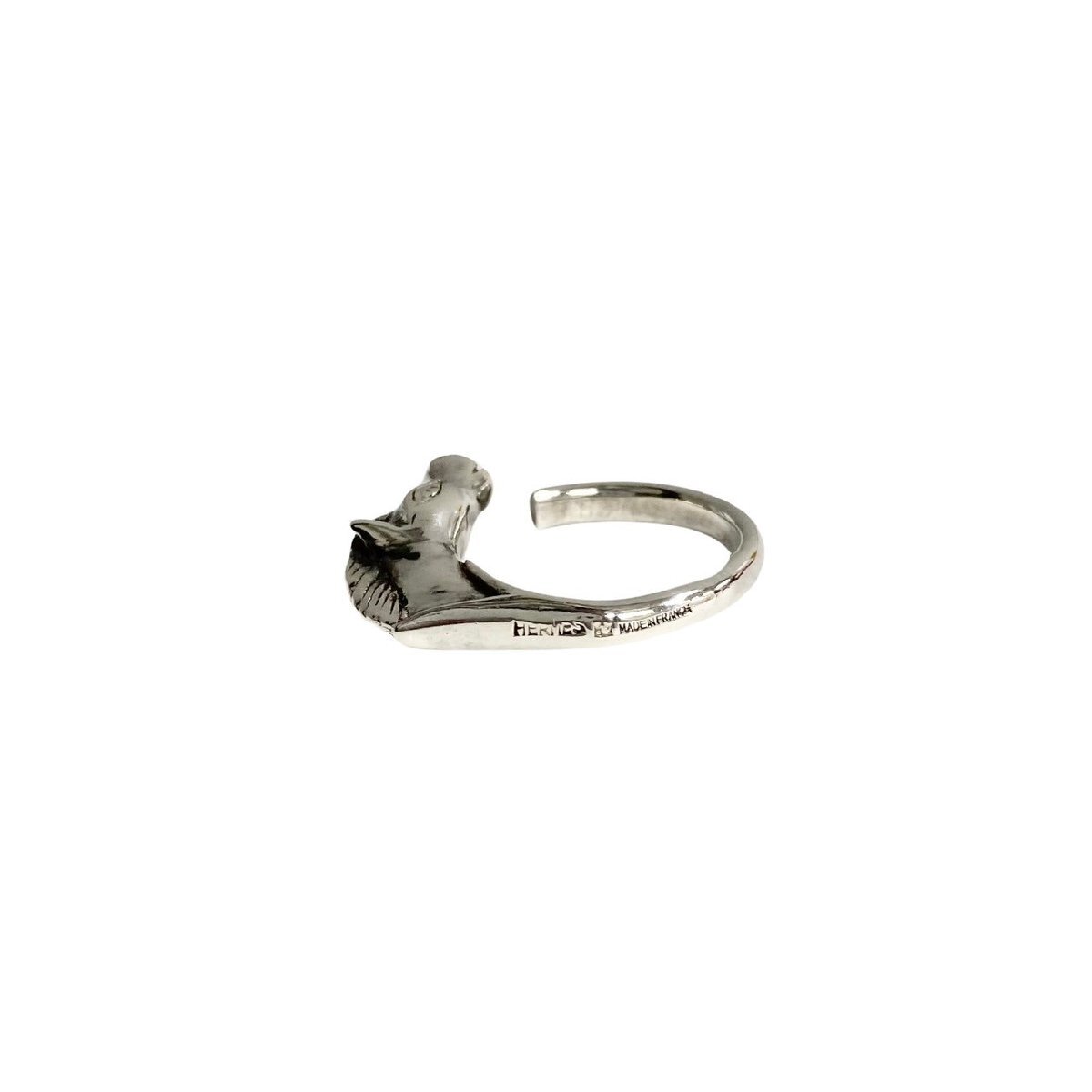  почти не использовался сохранение с ящиком HERMES Hermes shu bar сигнал sling серебряный 925 9 номер кольцо кольцо аксессуары женский серебряный 13686