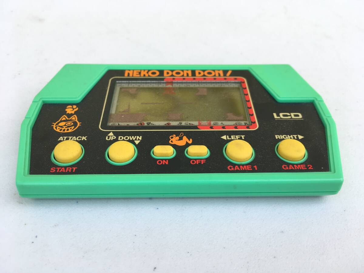  operation check settled takatokTakatoku cat Don Don NEKO DON DON! electron game LCD game liquid crystal LSI Game & Watch game & watch G&W calculator 