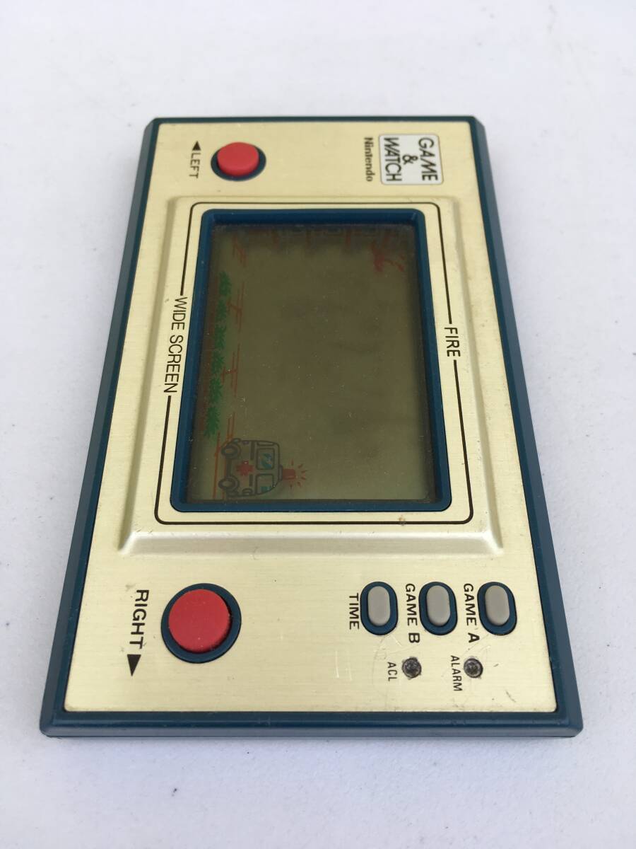  operation check settled nintendo Nintendo fire FIRE wide screen electron game LCD game liquid crystal LSI Game & Watch game & watch G&W