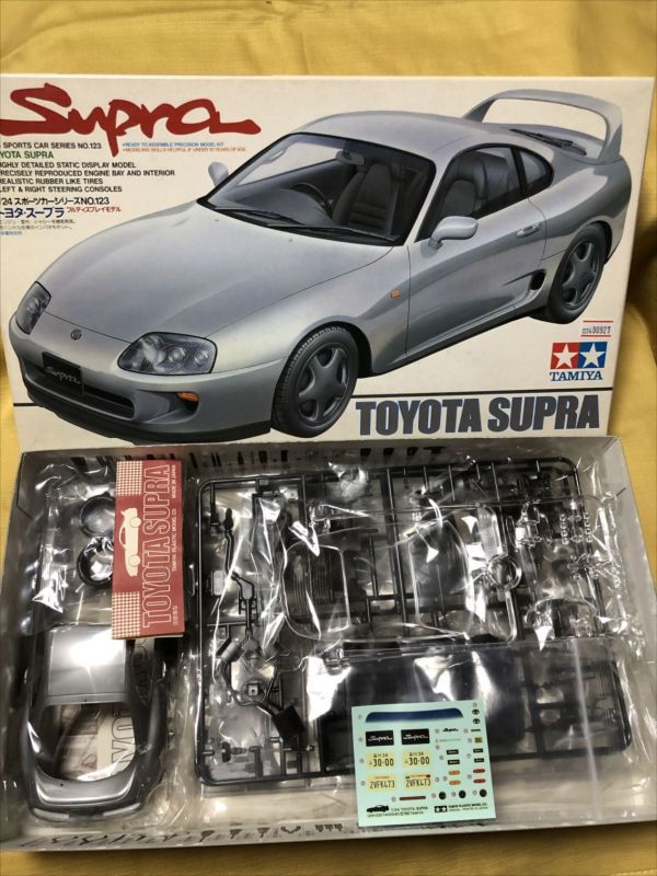 TAMIYA TOYOTA 豊田 トヨタ SUPRA スープラ 80 プラモデル 1993年物 927_画像1