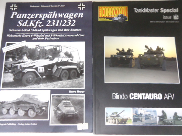 洋書 Tankmaster Special issue blindo CENTAURO AFV ★ TANKS WW2 VOL.1 他 ミリタリー 洋書 まとめて セット_画像2