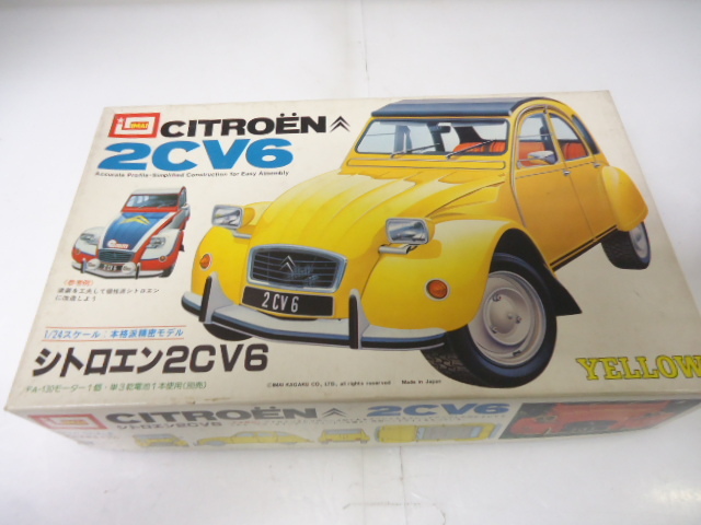 IMAI( Imai ) пластиковая модель 1/24 Citroen 2CV6 желтый не собран 