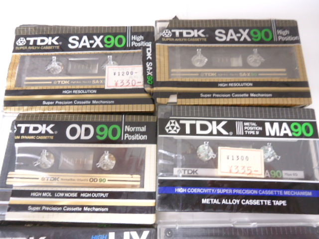 レトロ カセットテープ TDK SA-X90 ×２ AR90 HX90 OD90 AR-X90 MA90 AD90 まとめて 全中古 セットの画像2
