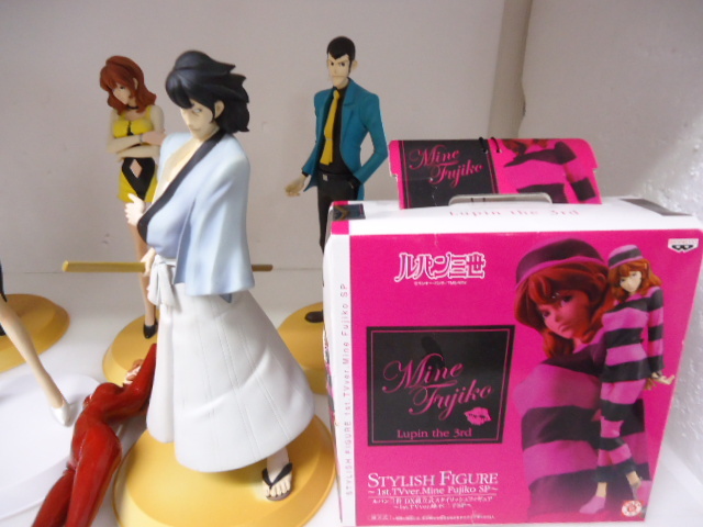  Lupin III стильный DX Lupin * Jigen Daisuke * Ishikawa . правый ..* Mine Fujiko * Zenigata Koichi фигурка совместно Junk комплект 