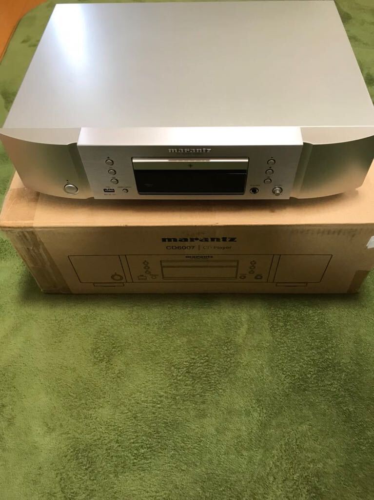 12580円 marantz CDプレーヤー CD6007 付属品完備 2022年製 動作 12580円 marantz CDプレーヤー CD6007 付属品完備 2022年製 動作
