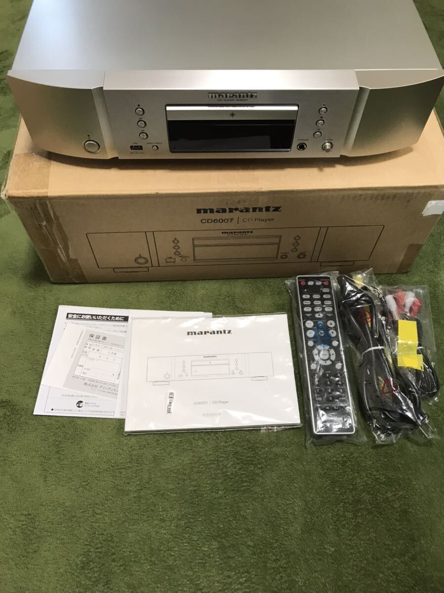 12580円 marantz CDプレーヤー CD6007 付属品完備 2022年製 動作 12580円 marantz CDプレーヤー CD6007 付属品完備 2022年製 動作